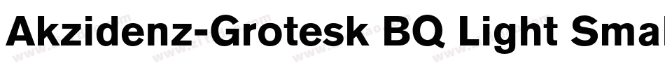 Akzidenz-Grotesk BQ Light Small字体转换